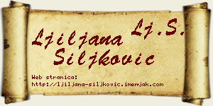 Ljiljana Šiljković vizit kartica